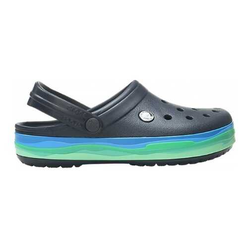 Сабо мужские Crocs Crocband wavy band clog-1 синие 46.5 RU в Кропп