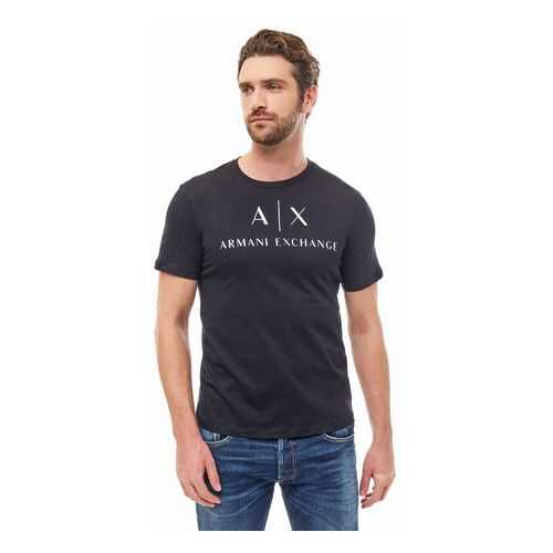 Футболка мужская Armani Exchange 8NZTCJ Z8H4Z черная XL в Кропп