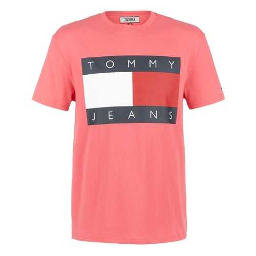 Футболка мужская Tommy Jeans DM0DM07009 T1L розовая S в Кропп