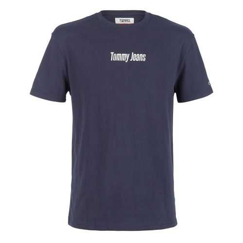 Футболка мужская Tommy Jeans DM0DM07857 синяя XXL в Кропп