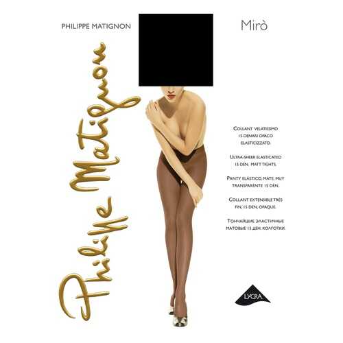 Колготки Philippe Matignon MIRO 15 / Nero (Черный) / 3 (M) в Кропп