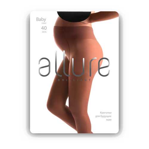 Колготки женские ALLURE ALL BABY 40 черные 5 (XL) в Кропп